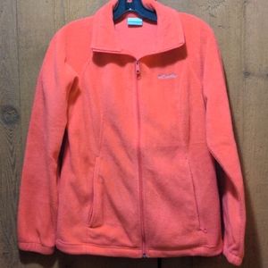 Columbia Coral Fleece Zip Up Sweater Jacket